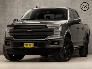 Ford F-150 FORD LARIAT 5.0 V8 402Pk Automaat (LPG, APPLE CARPLAY, TREEPLANKEN, LEDER, STOELKOELING/VERWARMING, MEMORY SEATS, CAMERA, TREKHAAK, NIEUWSTAAT)