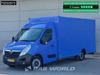Opel Movano 170PK Bakwagen Airco Camera Navi Meubelbak Plancher Verkoopwagen Foodtruck Paardenwagen Airco Cruise control