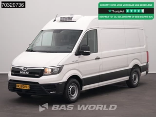 MAN TGE 3.180 Automaat Koelwagen Thermo King V-300 MAX L3H3 180PK Airco Cruise Camera Euro6 L2H2 Koel Koeler Kühl Kühler Kühlwagen Kühlkasten Airco Cruise control