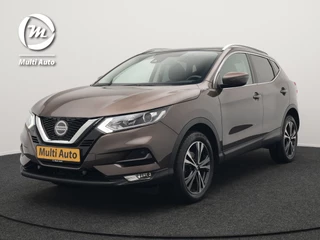 Hoofdafbeelding Nissan QASHQAI Nissan QASHQAI 1.3 DIG-T N-Connecta Automaat 160pk Dealer O.H. | Panodak | L.M. 18" | Navigatie | Apple Carplay | Camera | Stoelverwarming | Cruise Control | Climate Control |