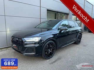 Hoofdafbeelding Audi Q7 Audi Q7 55 TFSI e quattro 3x S-Line Panorama/HUD/Luchtvering