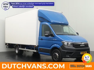Hoofdafbeelding MAN TGE MAN TGE 2.0TDI 177PK Automaat Bakwagen+Laadklep | Laadlengte 5,18 Meter | Navigatie | Camera