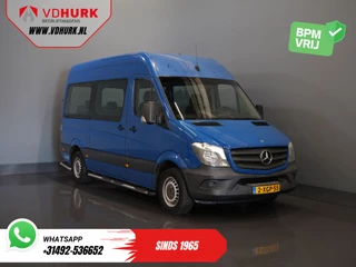 Mercedes-Benz Sprinter 213 2.2 CDI Aut. L2H2 €13.915,- Incl. BTW (BPM VRIJ) EXPORT Combi/ 9 Persoons/ Kombi/ 9P/ Airco/ PDC