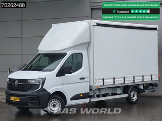Renault Master 170PK Schuifzeilen met Laadklep 2025 Model LED Carplay Airco Cruise Schuifzeil Zeilen Koffer Meubelbak 21m3 Airco Cruise control