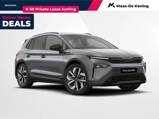 Škoda Elroq Sportline Elektromotor 150 kW/204 PK SUV | Graphite Grey | 20 inch Vega Velgen | Private lease v.a. €481,- p/m | €1500,- inruilpremie