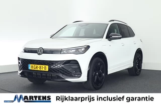 Volkswagen Tiguan 1.5 eHybrid 204pk R-Line Edition Black Style Oryxwit Trekhaak 360Camera Leder Memory Stoel + Stuurverwarming Keyless Navigatie
