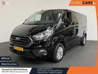 Ford Transit Custom 300 2.0 TDCI L2H1 Limited Dubbele cabine Navi Airco2 Schuifdeuren Trekhaak PCD Carplay DAB
