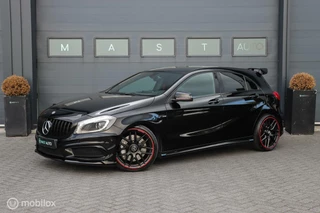 Hoofdafbeelding Mercedes-Benz A-Klasse Mercedes A-klasse AMG 45 4MATIC | Pano | Leder | Memory | Xenon