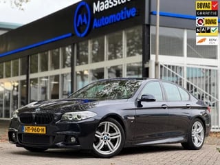 BMW 5-serie 520i High Executive|M-sport|NW APK|AUT|Topstaat|Leder|Navi|Memory seats|Elektrische stoelen|