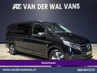 Mercedes-Benz Vito 116 CDI 164pk 9G-Tronic Automaat L2H1 Dubbele Cabine Fabrieksgarantie Euro6 Airco | 2x zijdeur | 5-Zits | 360 graden Camera | Navigatie LED, LM velgen, 2500kg Trekhaak, Adaptieve Cruisecontrol, Parkeersensoren, Isofix, MBUX