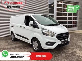 Ford Transit Custom 340 130 pk PHEV Trend BPM VRIJ! Plug-In/ Inrichting/ Carplay/ Stoelverw./ Cruise/ Camera/ PDC/ Airco