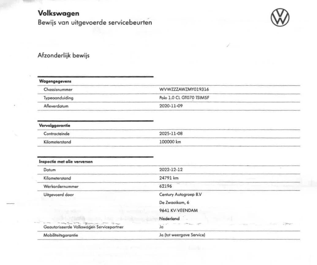 Hoofdafbeelding Volkswagen Polo