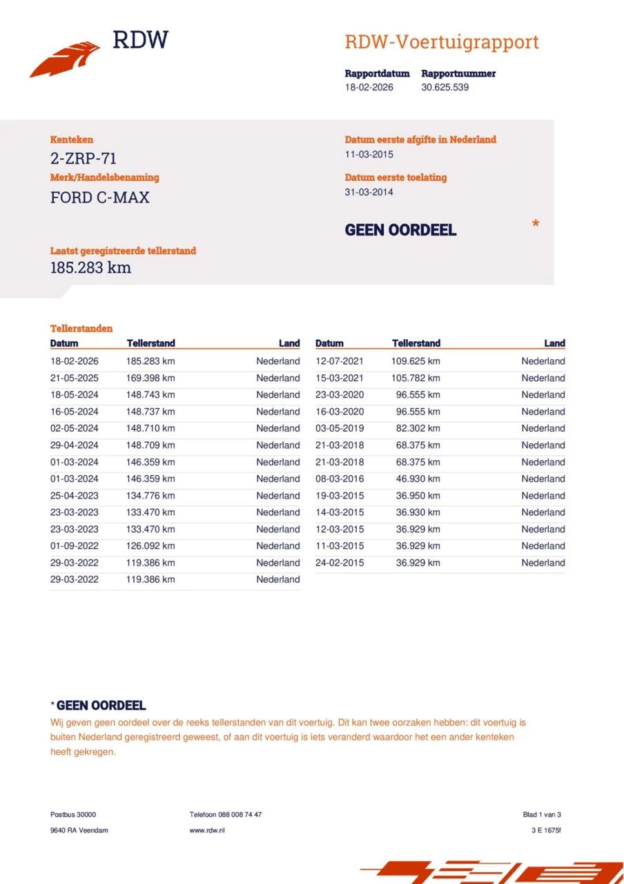 Hoofdafbeelding Ford C-MAX