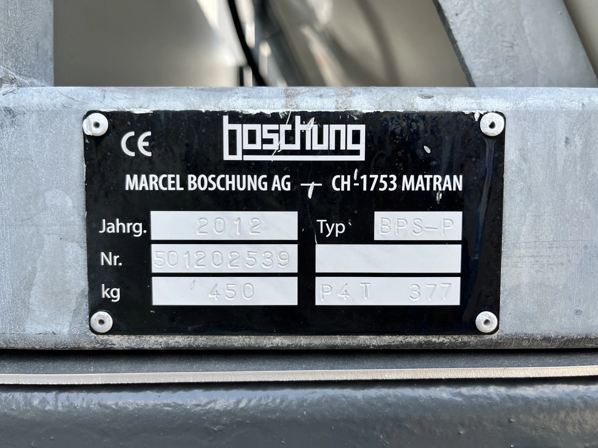 Hoofdafbeelding boschung P4T