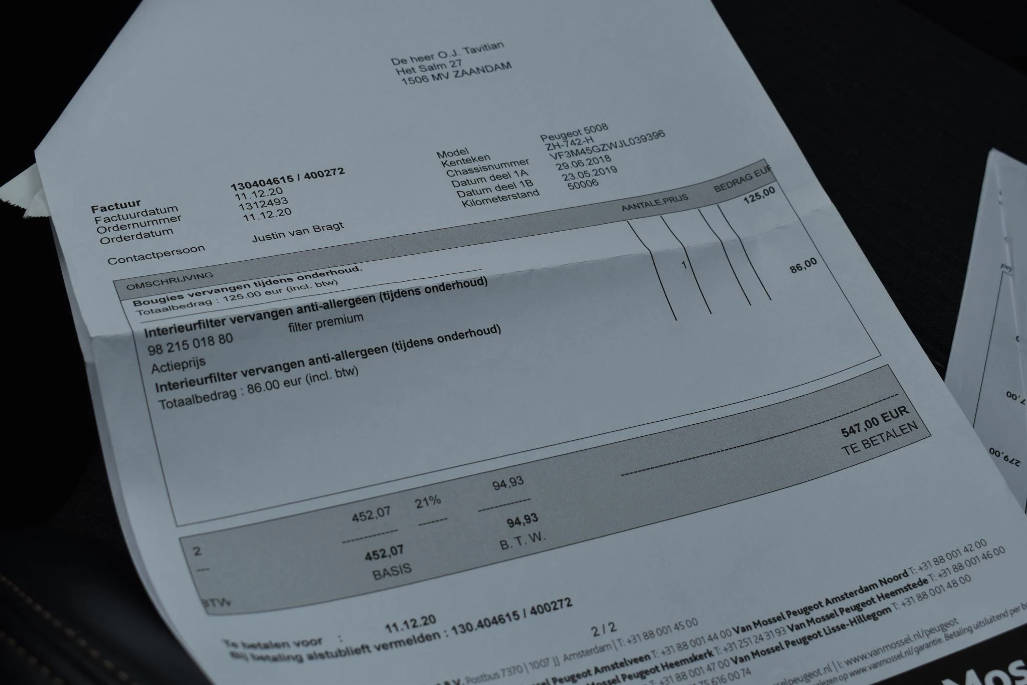 Hoofdafbeelding Peugeot 5008
