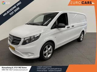 Mercedes-Benz Vito 114 CDI Lang Automaat Airco 2X schuifdeur Adaptieve Cruise Control Navi LM velgen Leder