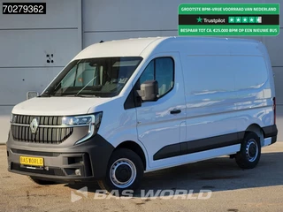 Renault Master 130PK 2025 Model! L2H2 Camera Carplay LED Airco Cruise Parkeersensoren L2 10m3 Airco Cruise control