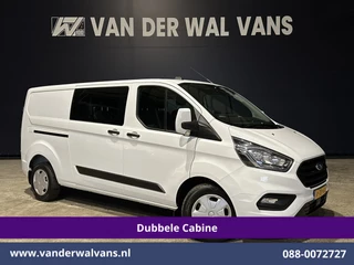 Ford Transit Custom 2.0 TDCI 131pk L2H1 Dubbele Cabine Euro6 Airco | 6-Zits | Navigatie | LED | Apple Carplay | Cruisecontrol Android Auto, Parkeersensoren, Stoelverwarming, Verwarmde voorruit, 2800kg trekvermogen