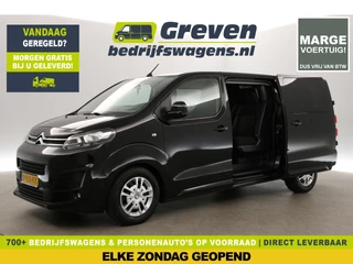 Citroën Jumpy 2.0 BlueHDI 177PK L3H1 | Dubbele Cabine | MARGE! | 5 Persoons | 360 Camera 2xSchuifdeur Airco Carplay Cruise LED Trekhaak Navi PDC