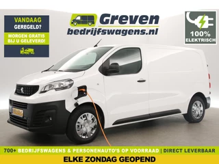 Peugeot e-Expert 75 kWh L2H1 | Elektrisch | EMISSIEVRIJE ZONE | Automaat Airco 360 Camera Carplay Cruise Navi PDC 3 Persoons