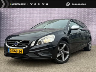 Volvo V60 1.6 T3 R-Design | Trekhaak | Dealeronderhouden | High Performance Audio | Climate | All-Seasonbanden | Parkeersensoren V+A | Navigatie