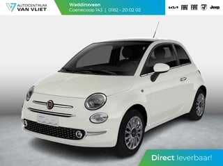 Fiat 500 Hybrid Dolcevita Finale | Airco | Cruise | 15" | Pan. dak | PDC | Apple Carplay