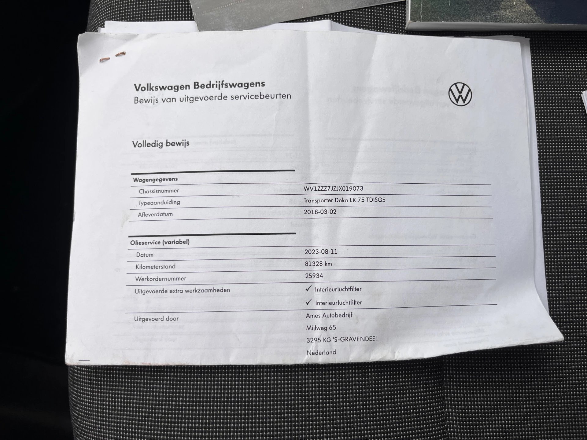 Hoofdafbeelding Volkswagen Transporter