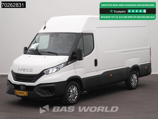 Iveco Daily 35S21 BPM VRIJ! 3.0L Automaat 210PK L2H2 2025-Model 3,5t Trekvermogen ACC LED CarPlay Camera Parkeersensoren Velgen Euro6 L3 12m3 Airco