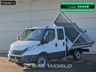 Iveco Daily 35S16 Automaat 3 zijdige Kipper Dubbel Cabine 3.5t trekhaak Tipper Benne Kieper 2m3 Airco Dubbel cabine Trekhaak Cruise control