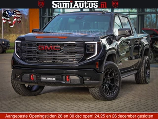 GMC Sierra AT4 6.2 V8 4X4 | VIRTUAL COCKPIT | HUD | BOM VOL | DC | RAM DEALER NEDERLAND | Dubbele Cabine met Royale 5 Zitplaatsen | BPM vrij | Nu Leverbaar uit Voorraad | Voorraad Nr 248378 |