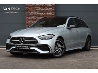 Mercedes-Benz C-Klasse Estate 300 e AMG Line Aut9 | Panoramadak | Trekhaak | Leder | Dodehoekassistent | Camera | Sfeerverlichting | Stoelverwarming | Advanced Sound System | High Perf. LED |