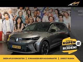 Hoofdafbeelding Renault Scénic Renault Scénic E-Tech EV87 220PK long range techno - Occasion Lease vanaf €689 p/m - NIEUW! - Camera - Adaptieve Cruise - Navi - Stuur en Voorstoelen verwarmd