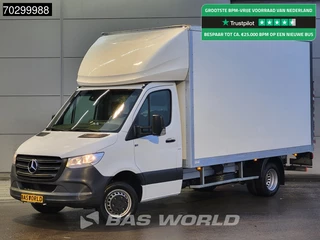 Mercedes Sprinter 514 CDI Laadklep Zijdeur Dubbellucht Bakwagen Airco Cruise D'Hollandia Euro6 Meubelbak Koffer Airco Cruise control
