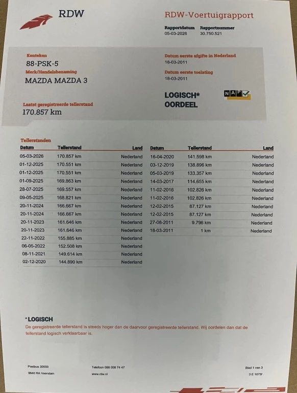 Hoofdafbeelding Mazda 3