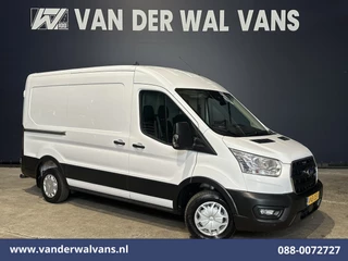 Ford Transit 2.0 TDCI 130pk L2H2 Euro6 Airco | Camera | Android Auto | Cruisecontrol | 2550kg Trekhaak Elektrisch verstelbare bestuurdersstoel, Verwarmde voorruit, Parkeersensoren, Bijrijdersbank, Parkeersensoren