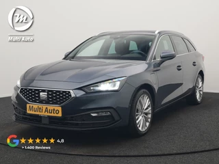 SEAT Leon Sportstourer 1.4 TSI eHybrid Xcellence PHEV 204pk Dealer O.H. | Trekhaak Af Fabriek | Camera | Sportstoelen & Stuur Verwarmd | Keyless | Virtual | Navigatie | DAB | Plug In Hybrid |