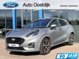 Hoofdafbeelding Ford Puma Ford Puma 1.0 EcoBoost Hybrid ST-Line X 125PK Automaat Winterpack Camera Cruise Navi B&O Climate Keyless Elek. Achterklep Full-LED Privacy Glass *Sportief*