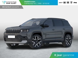 Jeep Compass First Edition 74 kWh | Adapt. Cruise | Camera | Carplay | 20" | Elektr. A-Klep | Navi | Winter Pack | Schuif/Kanteldak | Premium Pack | Warmtepomp