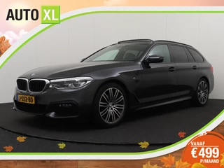 BMW 5 Serie Touring 520i M-Sport High Exe. Pano-dak Trekhaak Memory 18'LMV