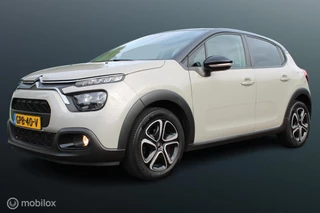 Citroen C3 1.2 PureTech C-Series, App connect, Stoelverwarming, Cruise, Crème Metallic, Clima, Donker glas.