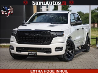 Dodge Ram 1500 Limited Night High Output 540HP 706Nm | Massage + Full Option | De Meest Luxe en Volle Pick-Up in zijn Klasse | Comfortabele Dubbele Cabine met Royale 5 Zitplaatsen | BPM vrij | Nu Leverbaar uit Voorraad | Voorraad Nr 2351 - 7478