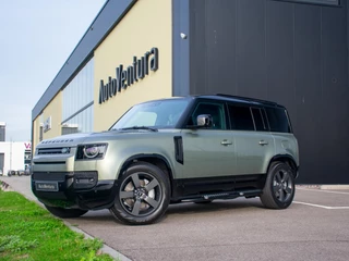 Land Rover Defender 110 2.0 P300e 110 X-Dynamic SE Trekhaak l Schuif- /kantel Pano l LED l Adapt. Cruise l Black Pack l 360 Camera | Side Bars |