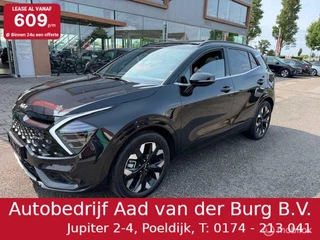 Sportage 1.6 T PHEV AWD GT-Line uitvoering  , Panorama-dak , 19 inch Velgen , Stoel elektr. verstelbaar , Key less  entry , Stoel verwarming ,& Koeling , Camera achter  , Dodehoek melding , 65 km Volledig elektr. rijden,