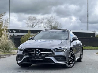 Mercedes CLA-klasse Coupe 250 e AMG 2022 Panoramadak|Sfeerverlichting|Night pakket|Camera|AppleCarplay|DAB+