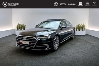 Hoofdafbeelding Audi A8 Audi A8 55 TFSI 340pk Automaat quattro Pro Line Plus | Panoramadak, 20" LM Velgen, 360° Camera, B&O |