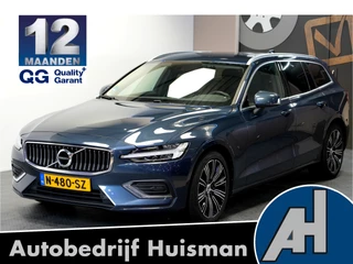 Hoofdafbeelding Volvo V60 Volvo V60 2.0 B4 MHEV 145kW/197pk Aut8 Inscription ADAPT.CRUISE + NAVI SENSUS + DRIVE MODES + PILOT ASSIST + AFN.TREKHAAK + CAMERA + BLIS + LANE ASSIST + STOELVERWARMING + KEYLESS ENTRY&GO + MATRIX LED + PARKSENSOREN V&A + 18" LM-VELGEN!!