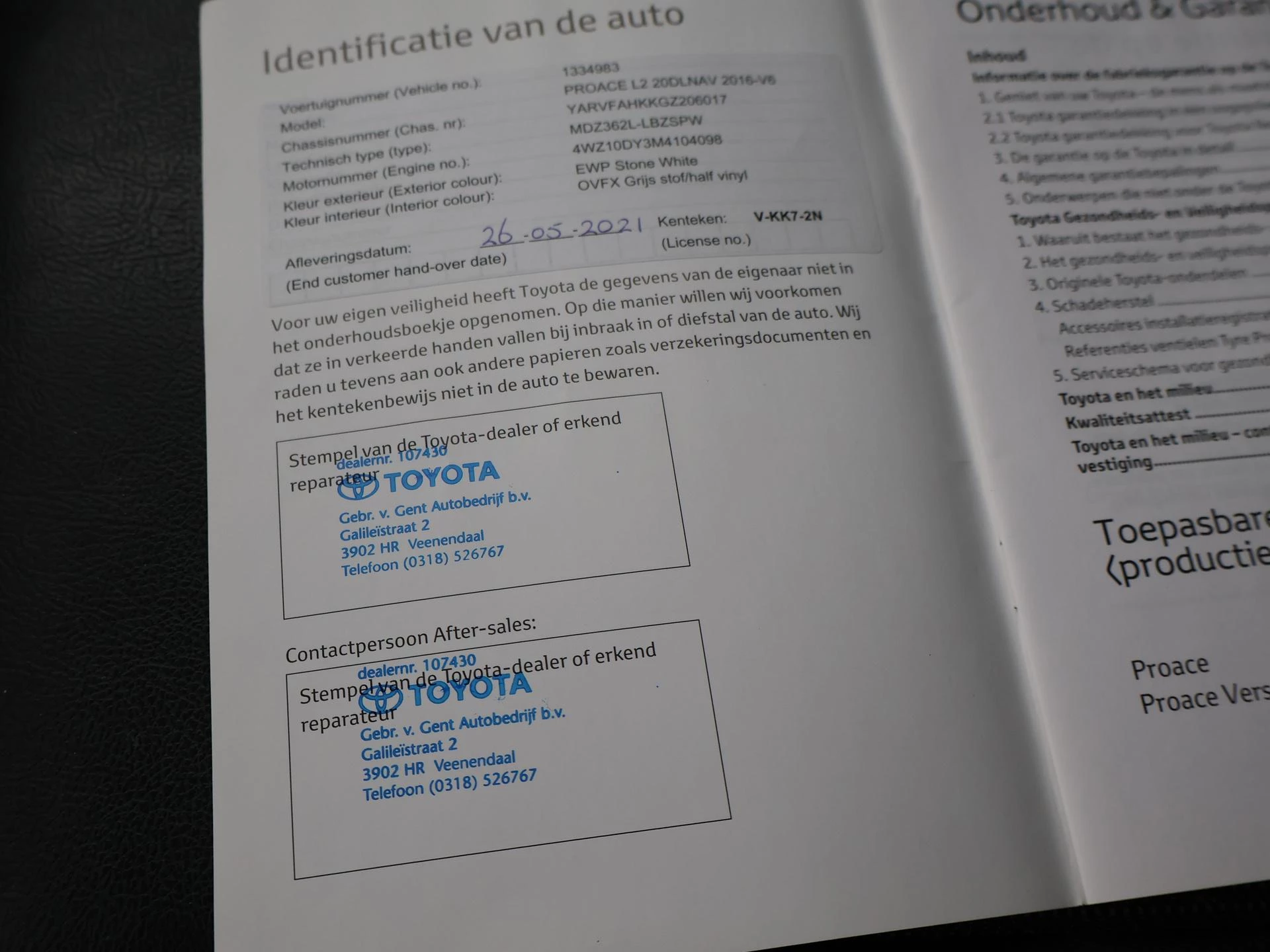 Hoofdafbeelding Toyota ProAce