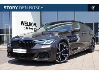 BMW 5 Serie 545e xDrive High Executive M Sport Automaat / Schuif-kanteldak / Laserlight / Stoelventilatie / Comfort Access / Comfortstoelen / Stoelverwarming / Parking Assistant Plus / Head-Up / Live Cockpit Professional