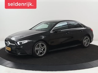 Mercedes-Benz A-klasse 200 Business Solution AMG | Stoelverwarming |  Carplay | Leder/Alcantara | Camera | Sfeerverlichting | Park Assist | Climate control | Full LED | Bluetooth | Cruise control