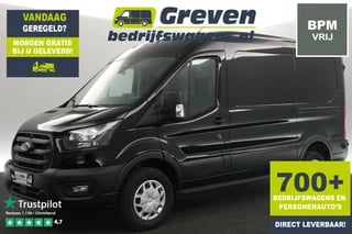 Ford Transit 2.0 EcoBlue L2H2 130PK | BPM Vrij | Airco Cruise Carplay Navigatie PDC 3 Persoons Trekhaak